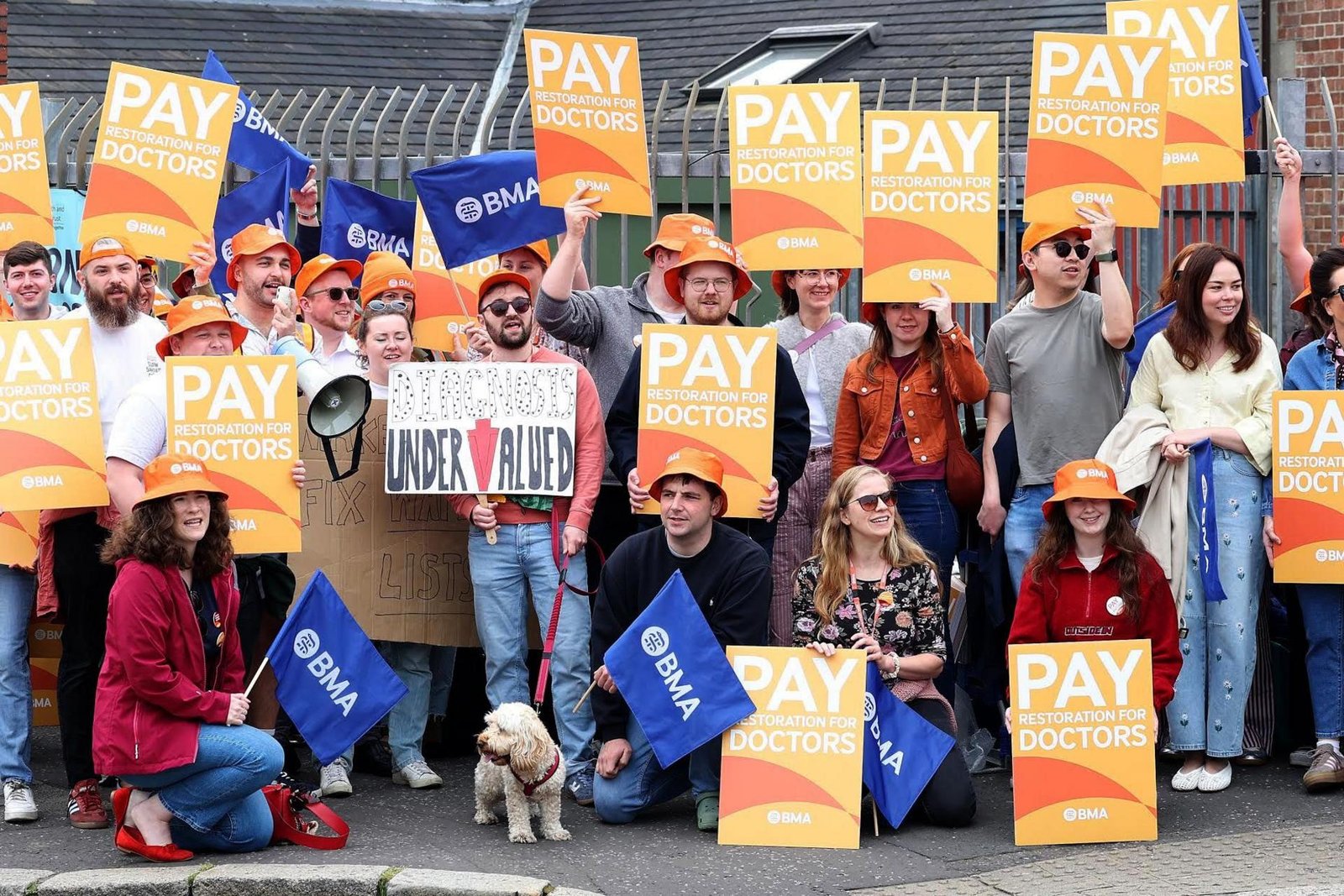 Resident doctors take strike action over pay